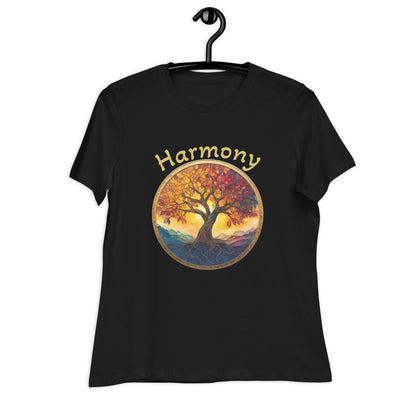 Women's Harmony Tree Relaxed T-Shirt - Ruppy's Creations