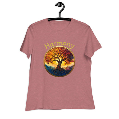 Women's Harmony Tree Relaxed T-Shirt - Ruppy's Creations