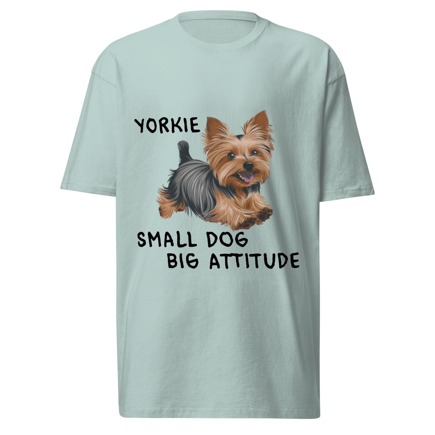 Yorkie Men’s Premium Heavyweight Tee - Ruppy's Creations