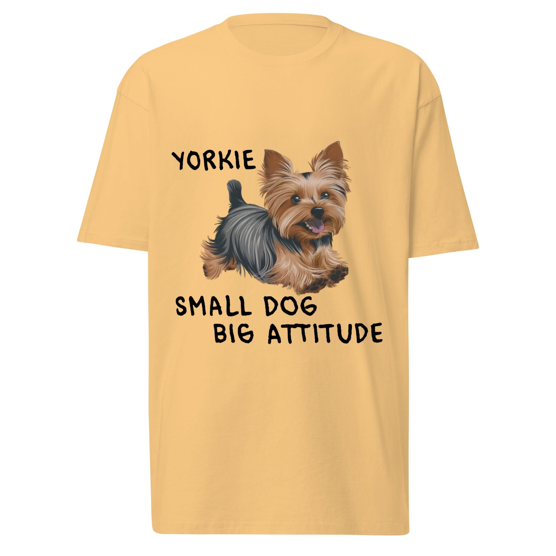 Yorkie Men’s Premium Heavyweight Tee - Ruppy's Creations