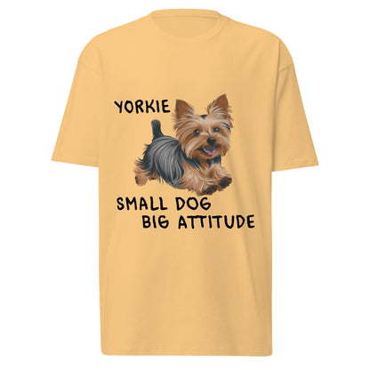 Yorkie Men’s Premium Heavyweight Tee - Ruppy's Creations