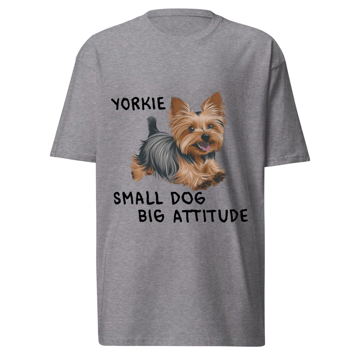 Yorkie Men’s Premium Heavyweight Tee - Ruppy's Creations