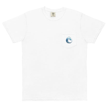 A Dolphin Sunset Back Print Unisex Pocket T-shirt - Ruppy's Creations