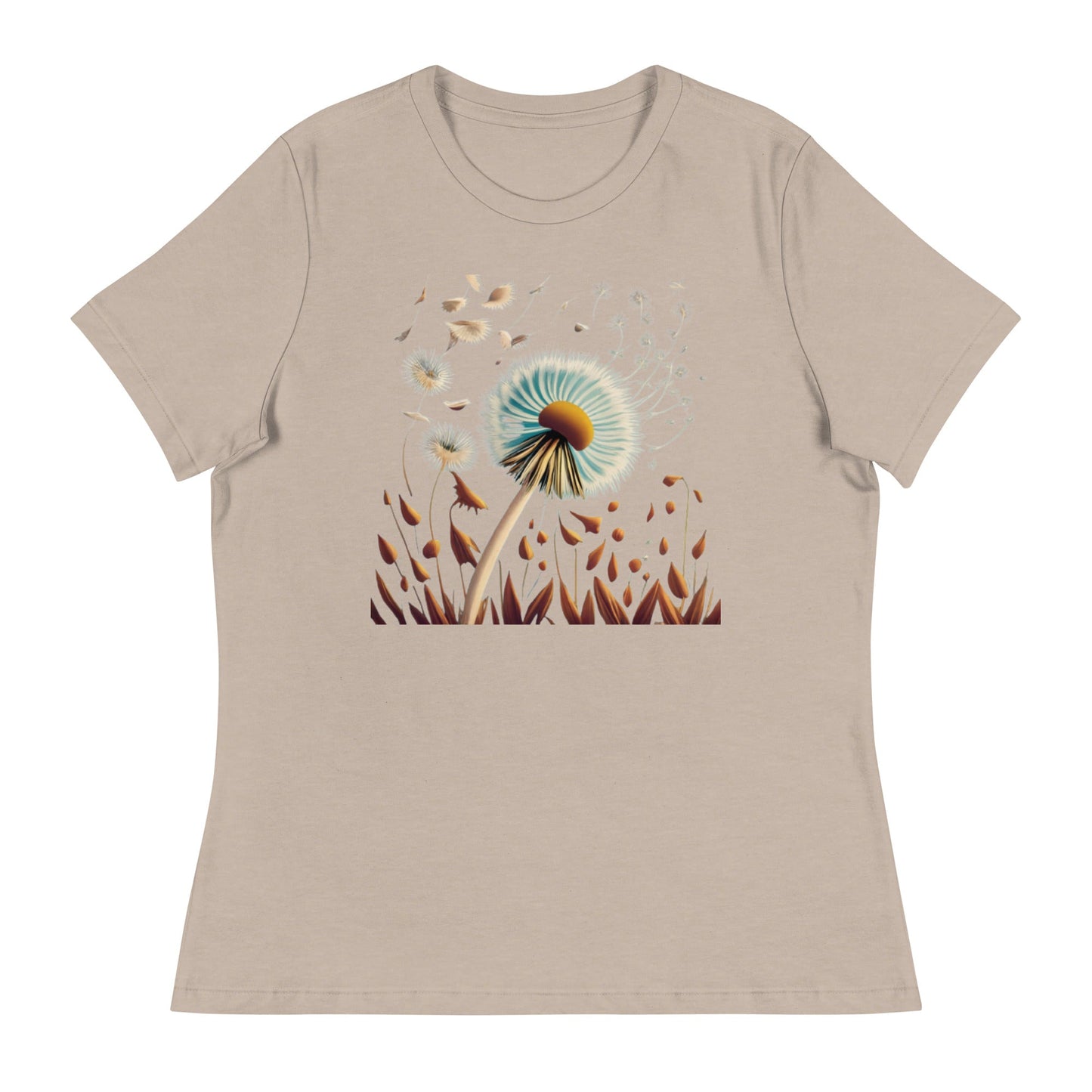 Blowing Dandelion Women's Relaxed T-Shirt - Ruppy's Creations