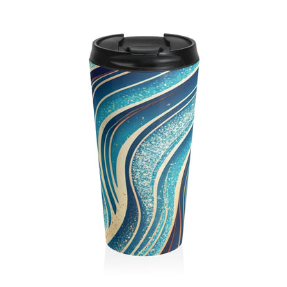 Colorful Swirls Stainless Steel Travel Mug - Ruppy's Creations