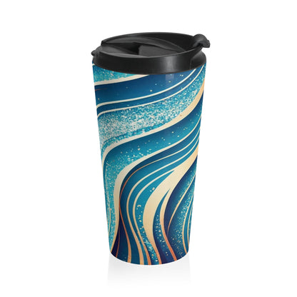 Colorful Swirls Stainless Steel Travel Mug - Ruppy's Creations