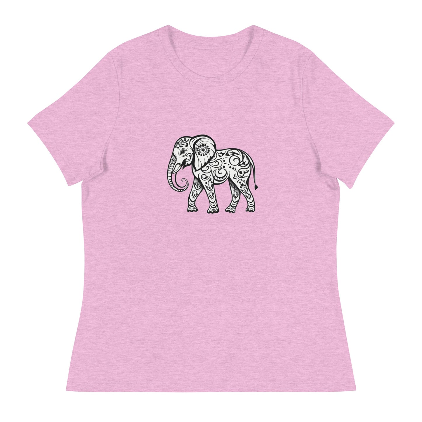 Women's Elephant Relaxed T-Shirt - Ruppy's Creations